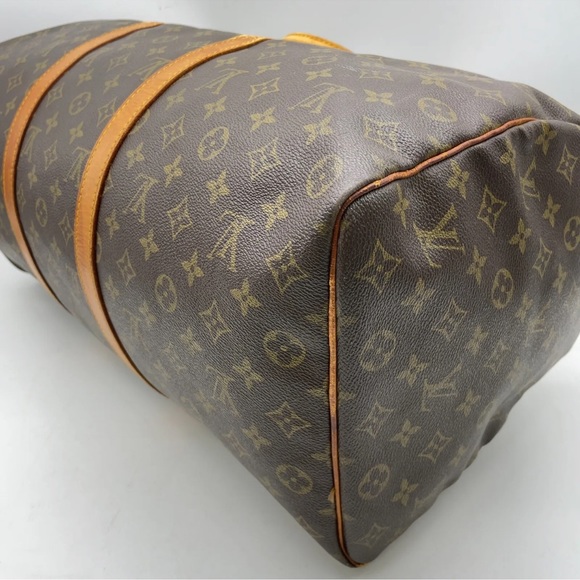 authentic Louis Vuitton keepall 50 | genuine leather monogram LV - Picture 10 of 11